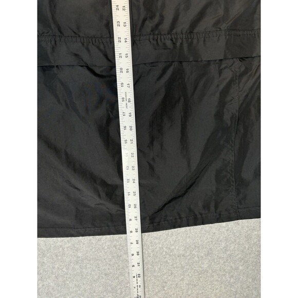 Vintage Black Champion Windbreaker With Hood Quarter Zip With Pockets Large - Picture 8 of 15